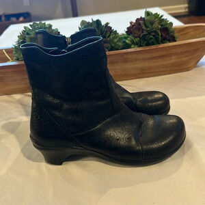 Aravon‎ womens shoes size 11 black leather boots boot EUC